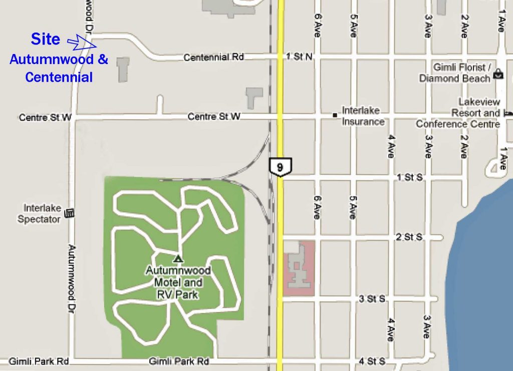 Gimli West Apartments - map